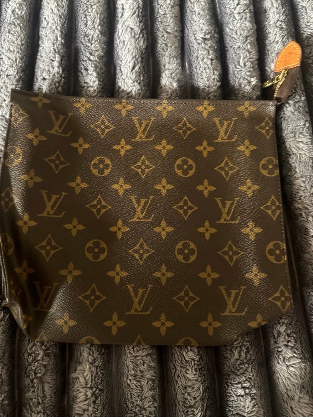 Louis Vuitton Monogram Canvas Pouch - Brown/Gold